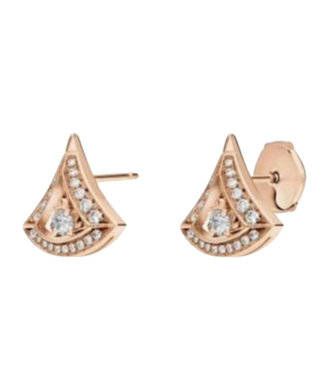 BVLGARI Золотые серьги из желтого золота, фото 1