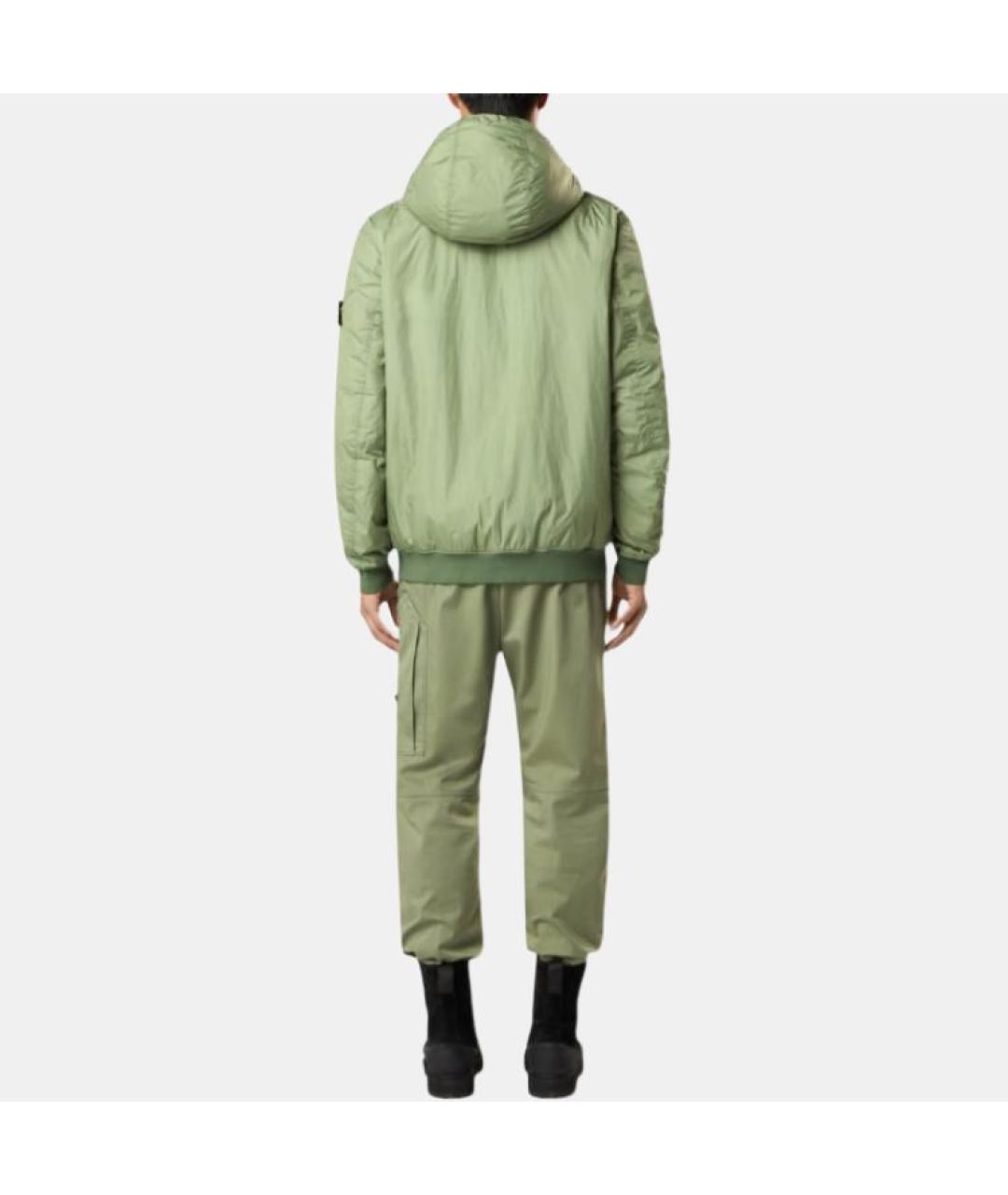 STONE ISLAND Зеленая куртка, фото 4
