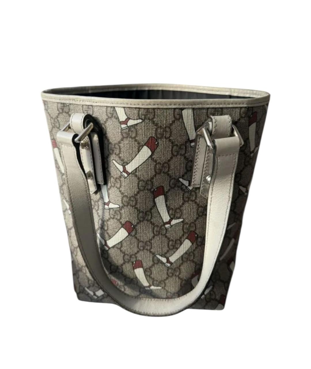 GUCCI Бежевая сумка с короткими ручками, фото 8