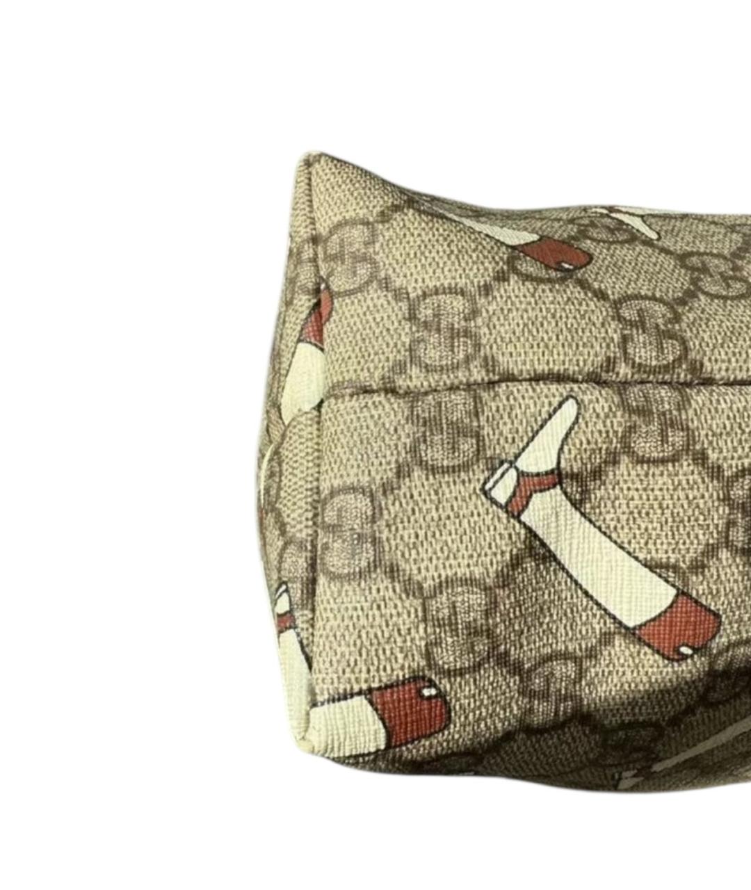 GUCCI Бежевая сумка с короткими ручками, фото 7