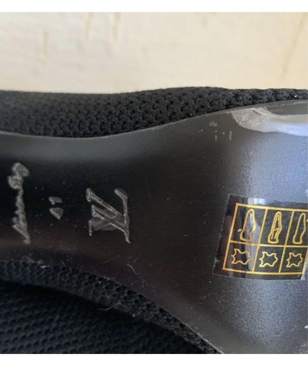 LOUIS VUITTON Черные ботильоны, фото 5