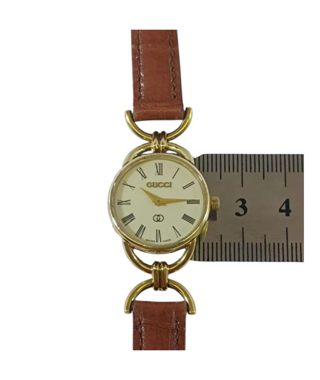 GUCCI Золотые позолоченные часы, фото 2