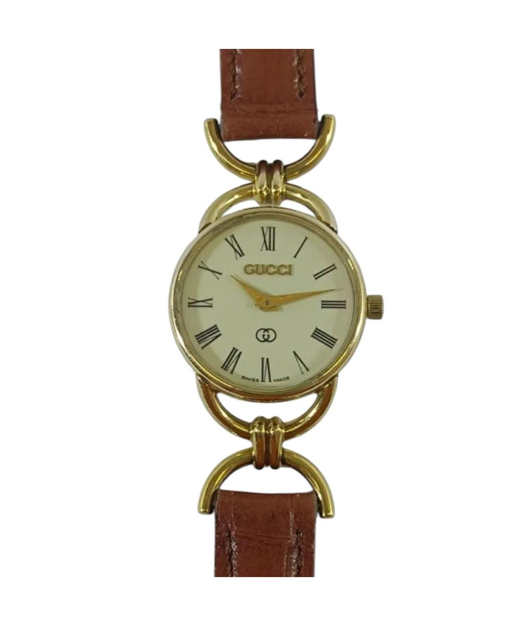 GUCCI Золотые позолоченные часы, фото 1