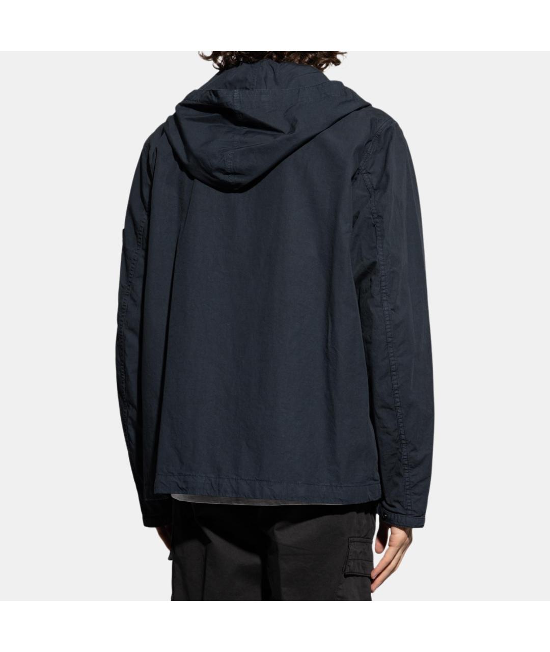 STONE ISLAND Темно-синяя куртка, фото 3