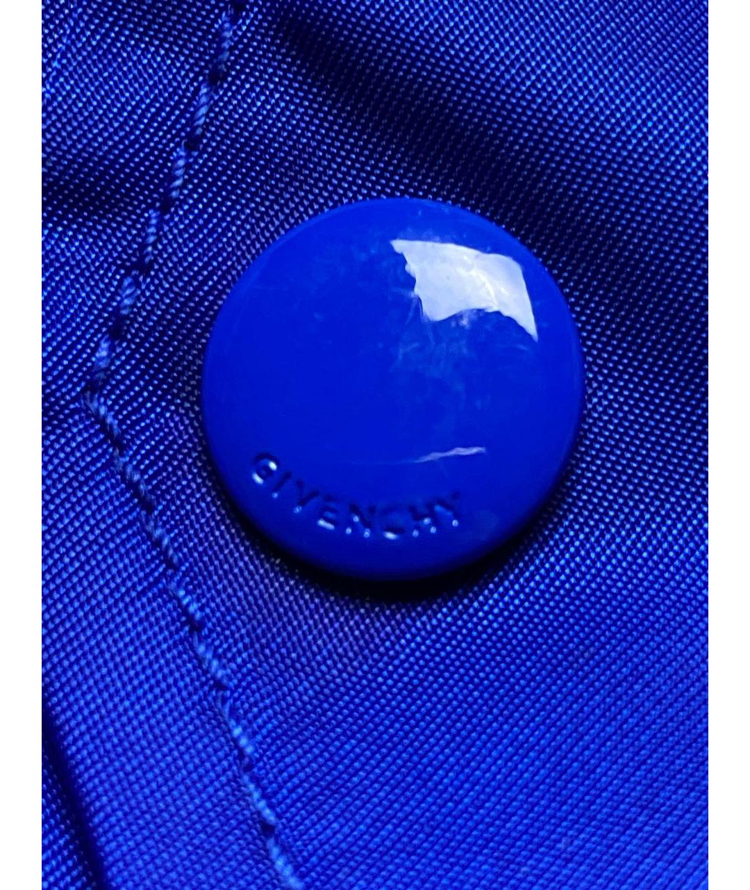 GIVENCHY Темно-синяя полиэстеровая куртка, фото 7