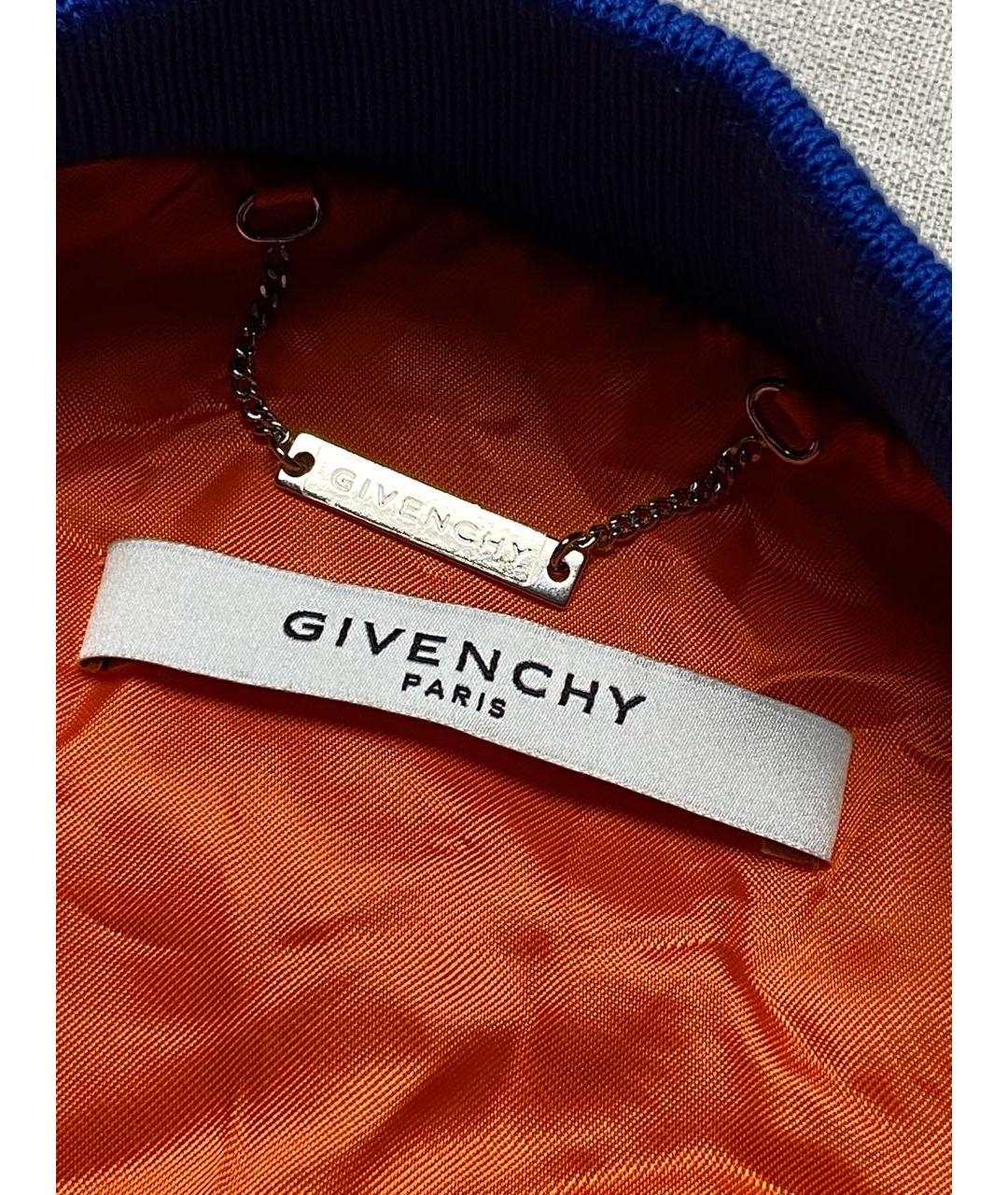 GIVENCHY Темно-синяя полиэстеровая куртка, фото 4