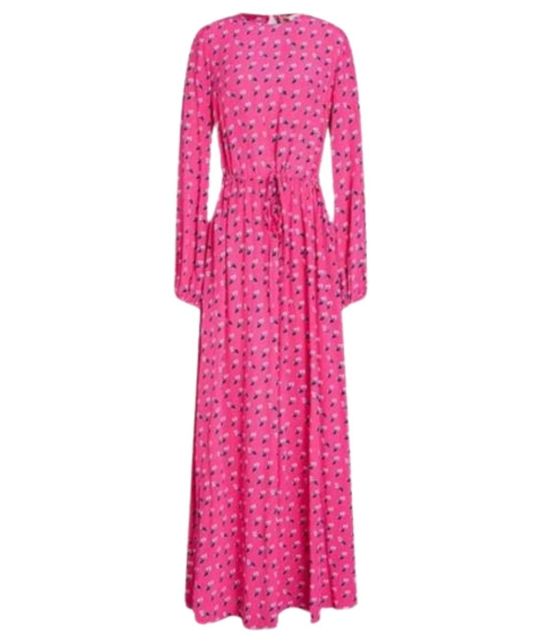 DIANE VON FURSTENBERG Розовое креповое повседневное платье, фото 1