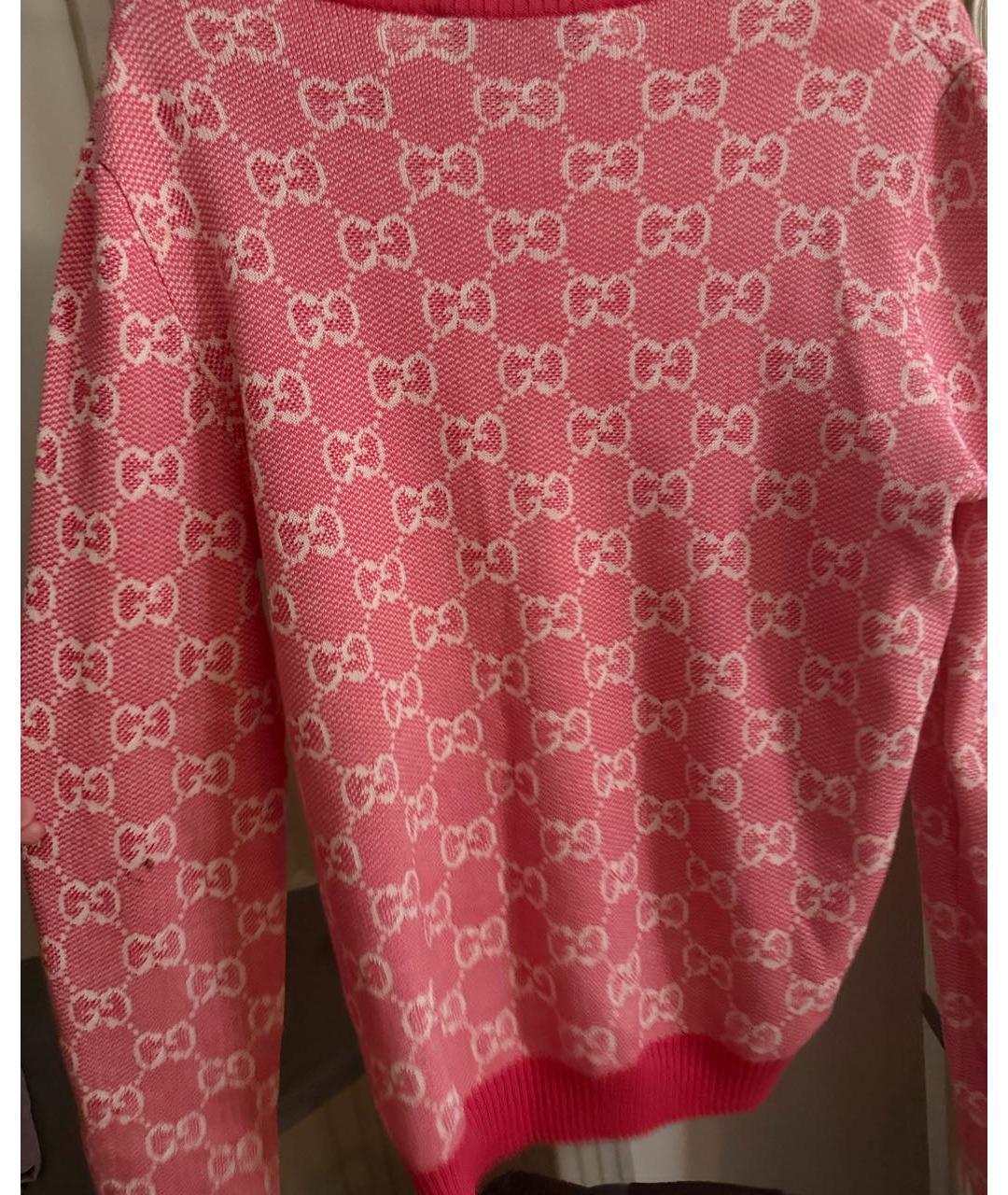GUCCI Розовый джемпер / свитер, фото 2