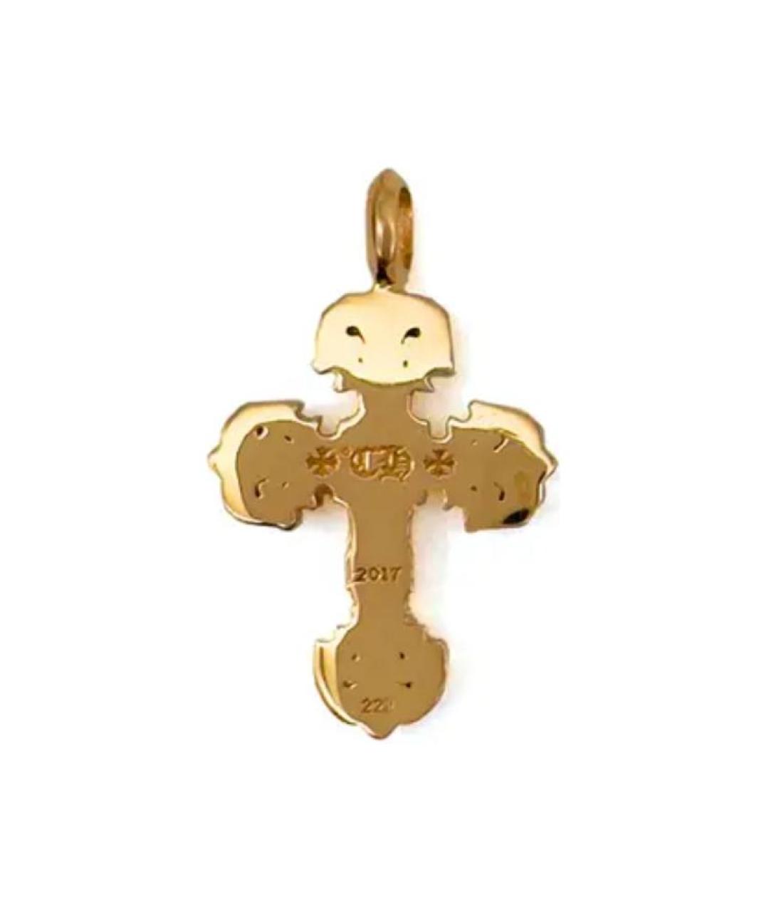 CHROME HEARTS Золотая подвеска, фото 3