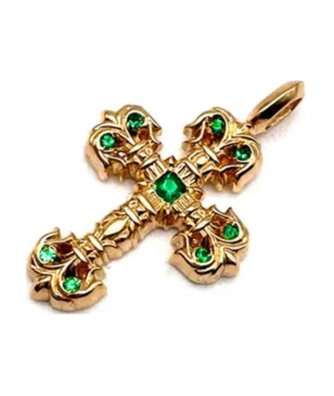 CHROME HEARTS Золотая подвеска, фото 2