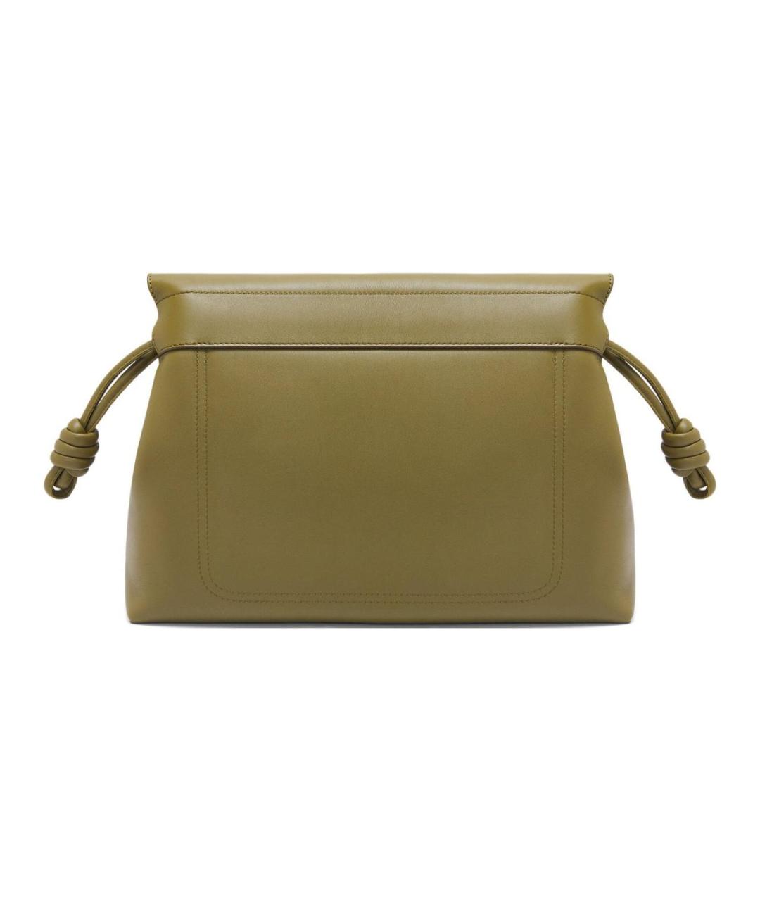 LOEWE Зеленая кожаная сумка через плечо, фото 5