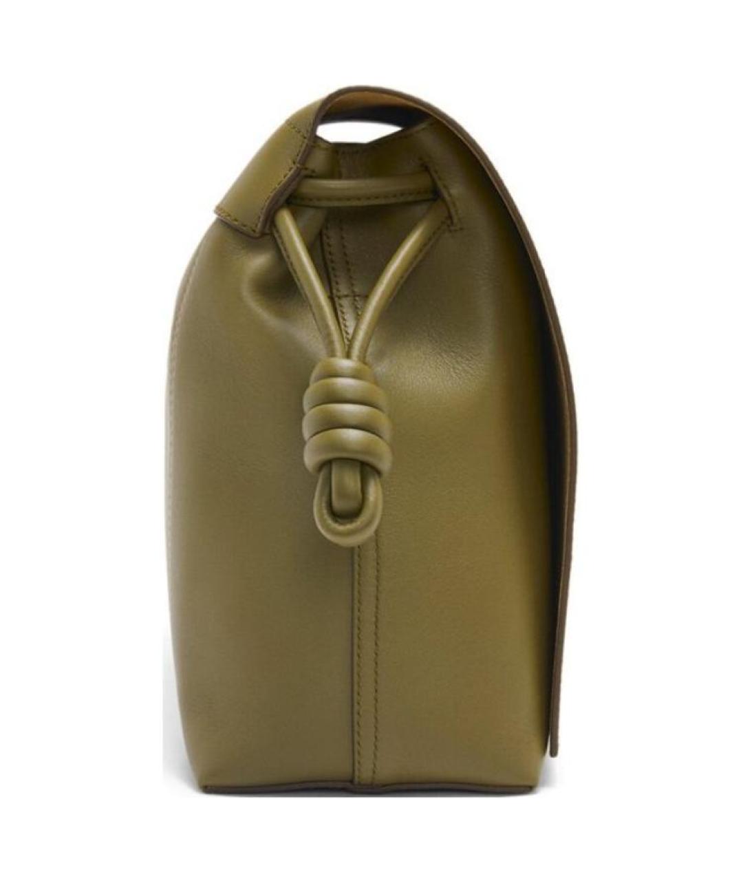 LOEWE Зеленая кожаная сумка через плечо, фото 4
