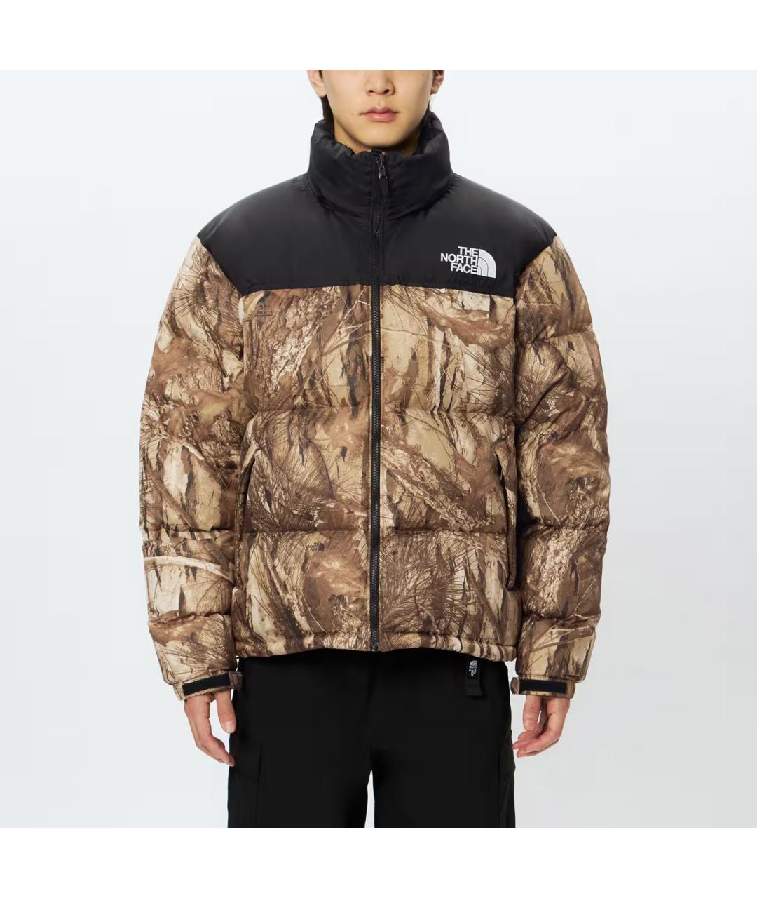 THE NORTH FACE Коричневый полиамидовый пуховик, фото 4