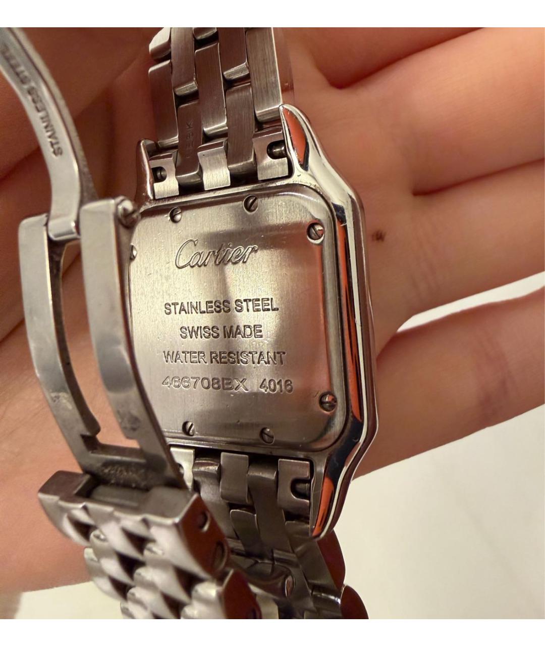 CARTIER Серебряные часы из белого золота, фото 2