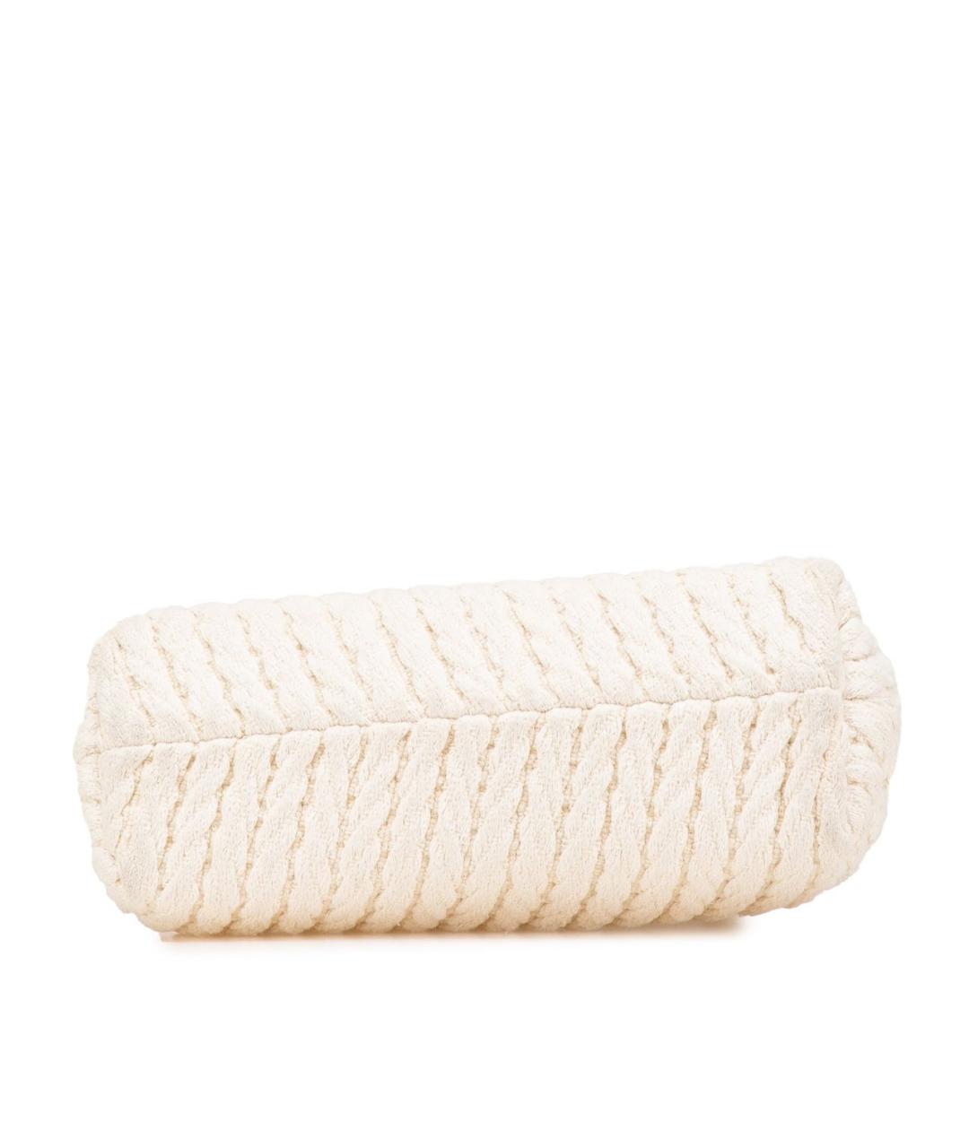 FENDI Белая шерстяная сумка через плечо, фото 3