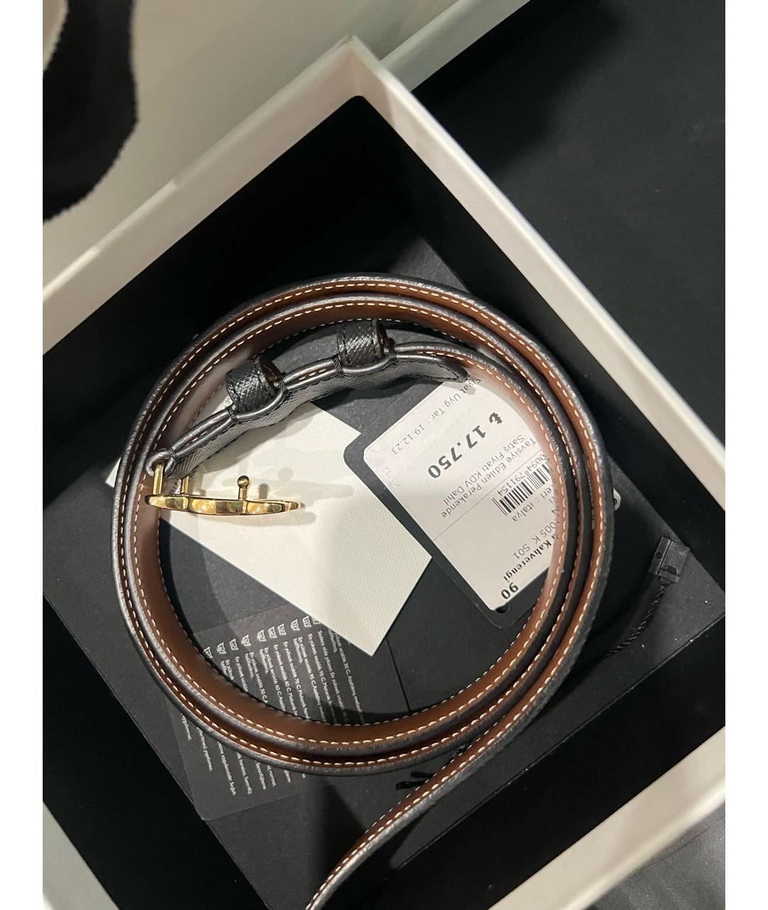 CELINE Коричневый ремень, фото 4