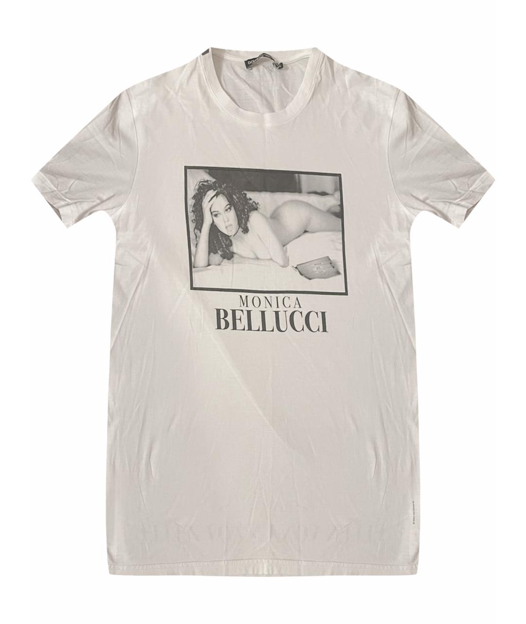 DOLCE&GABBANA Белая хлопковая футболка, фото 1