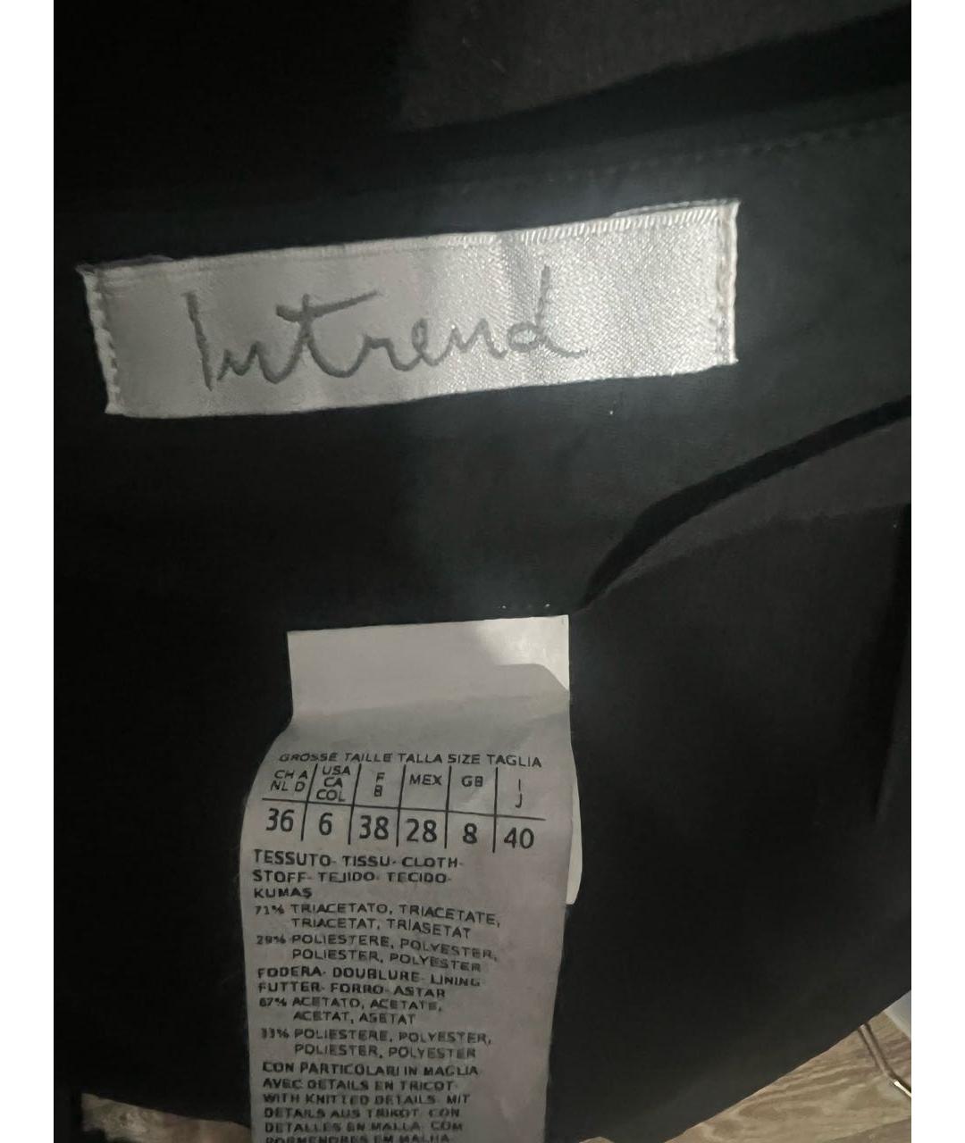 'S MAX MARA Черные полиэстеровые прямые брюки, фото 6