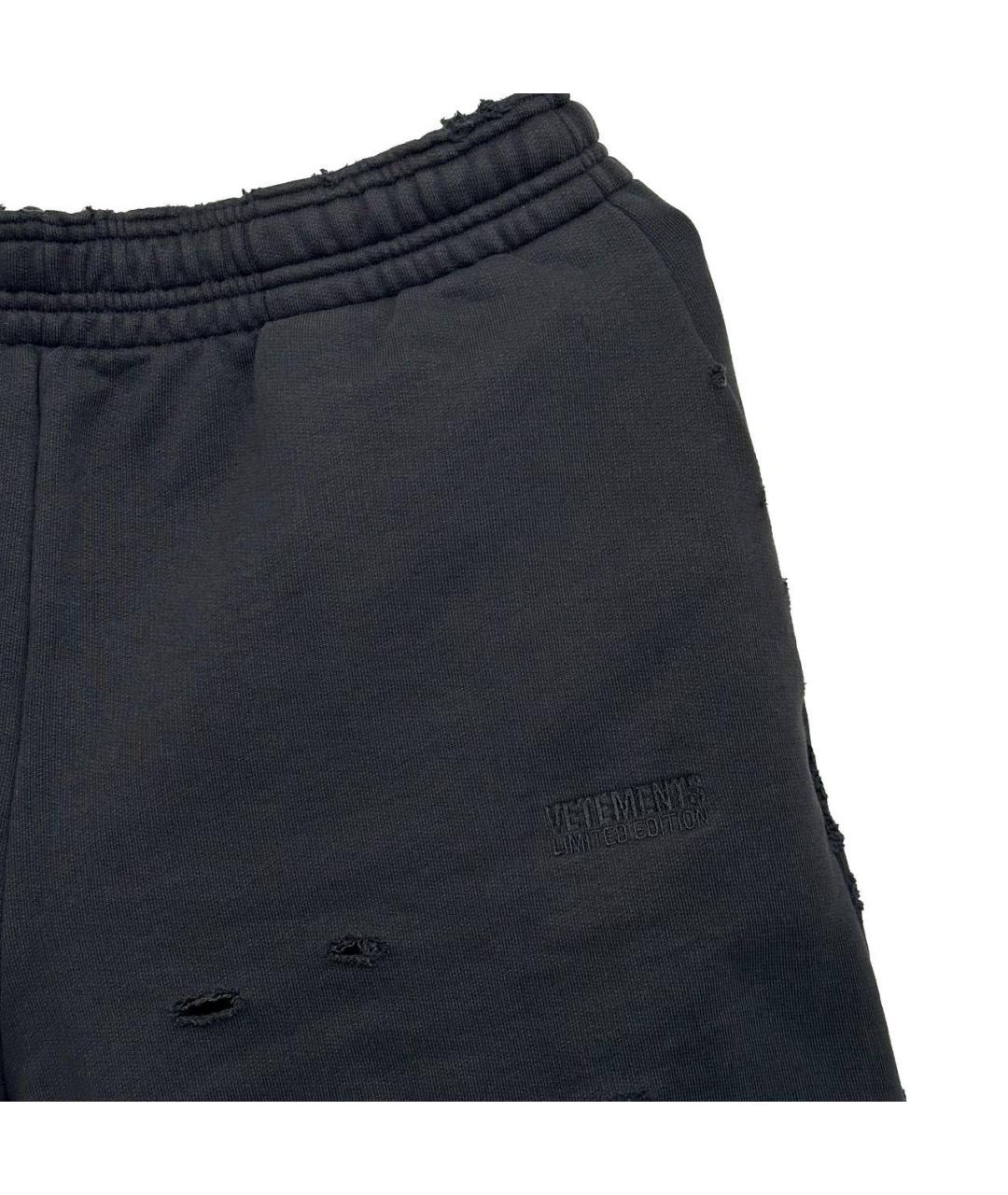 VETEMENTS Черные шорты, фото 2