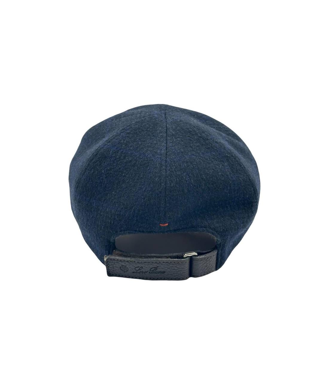 LORO PIANA Черная кашемировая кепка/бейсболка, фото 3