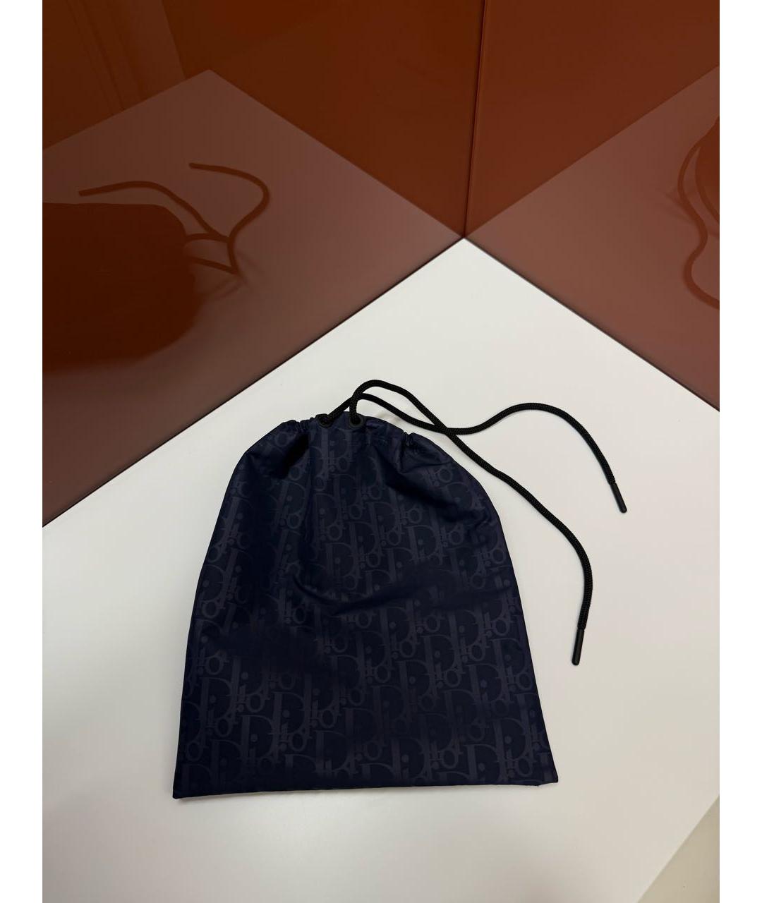 CHRISTIAN DIOR Темно-синие полиэстеровые шорты, фото 5