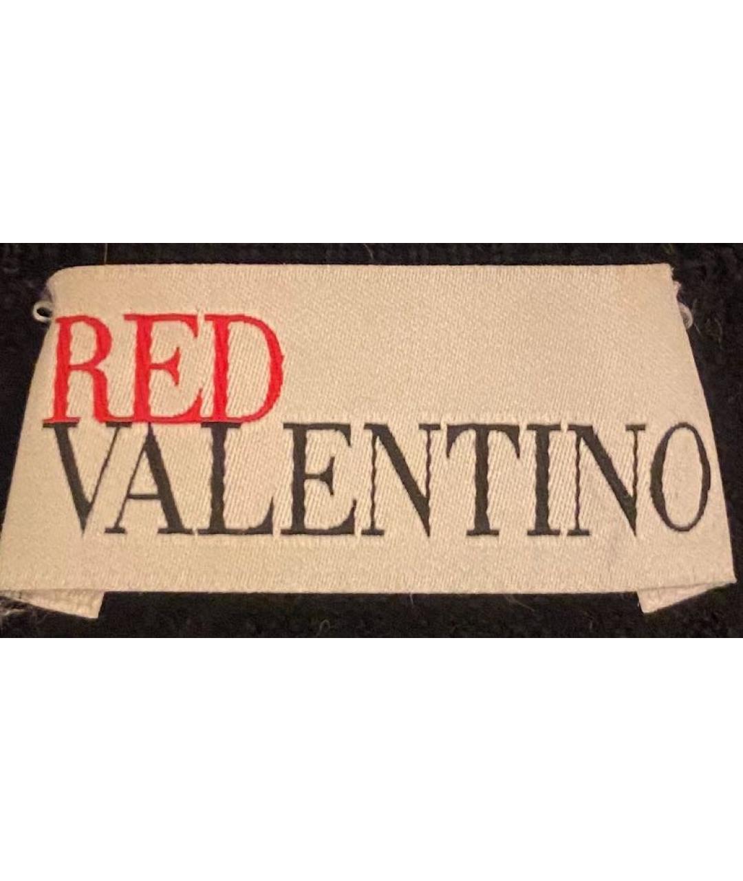 RED VALENTINO Черный шерстяной джемпер / свитер, фото 4