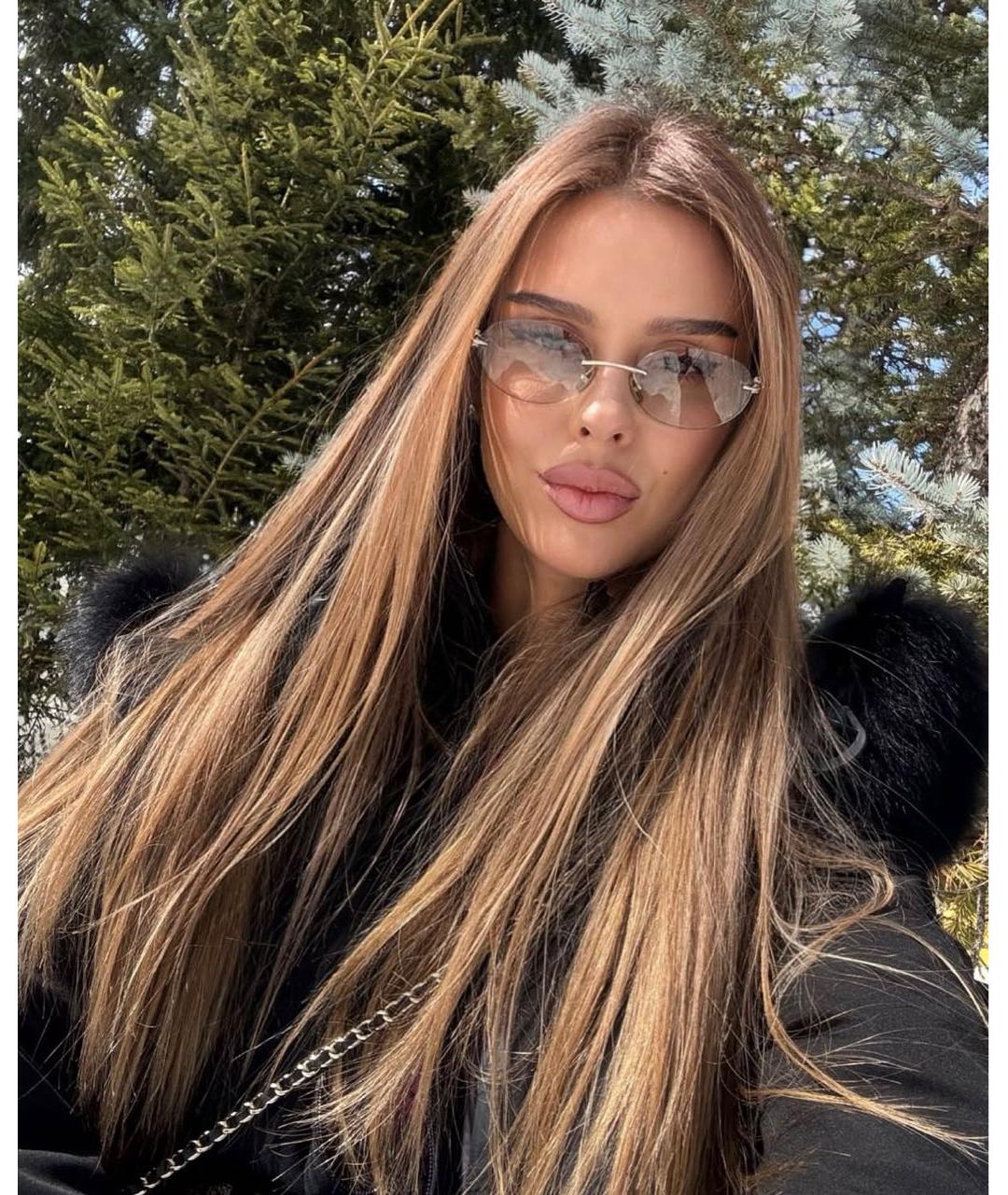 TIFFANY&CO Бежевые металлические солнцезащитные очки, фото 4