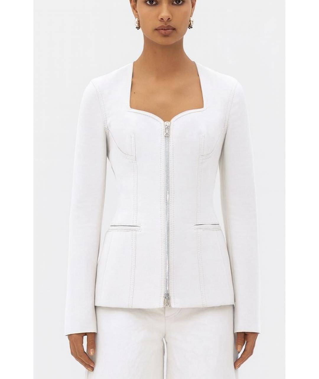 BOTTEGA VENETA Белый жакет/пиджак, фото 2