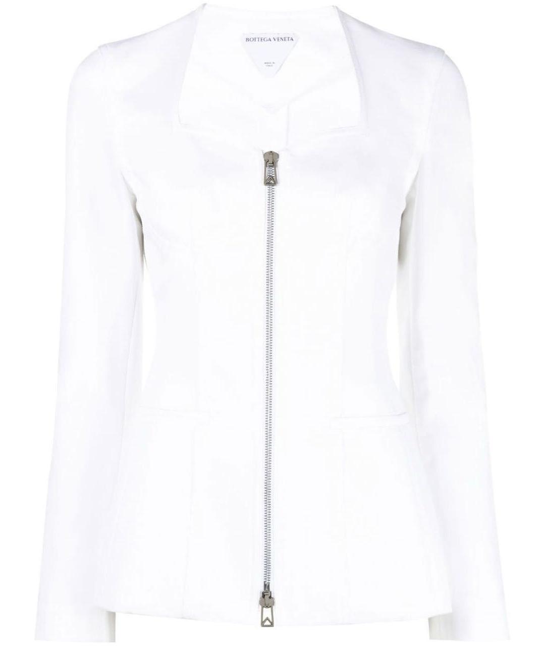 BOTTEGA VENETA Белый жакет/пиджак, фото 1