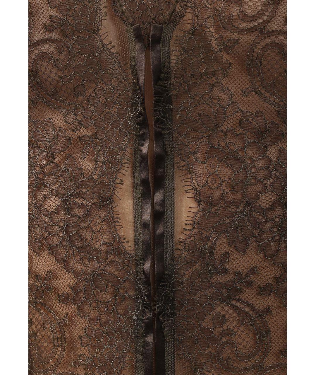 TOM FORD Хаки шелковая блузы, фото 4