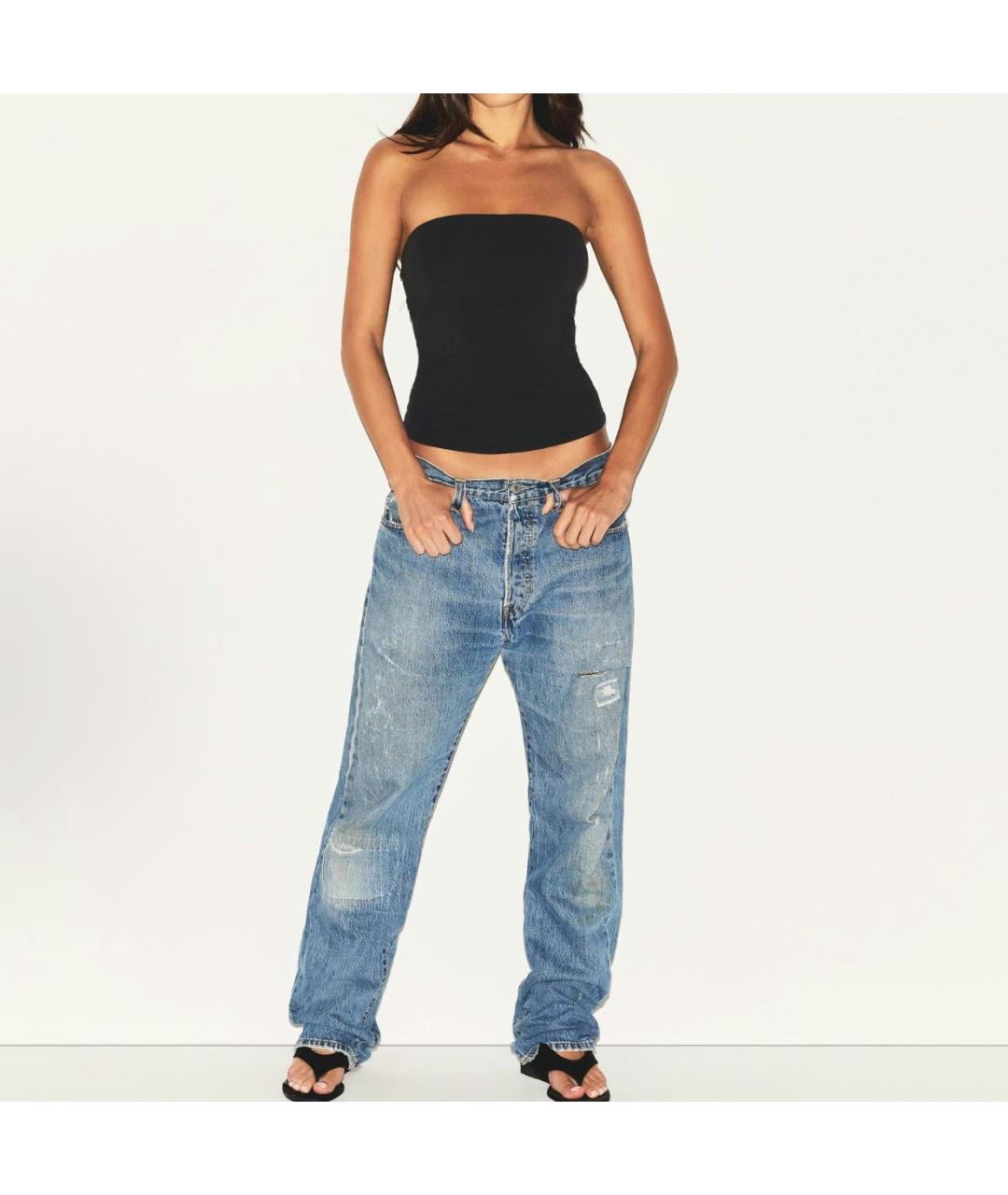 SKIMS Черная майка, фото 4