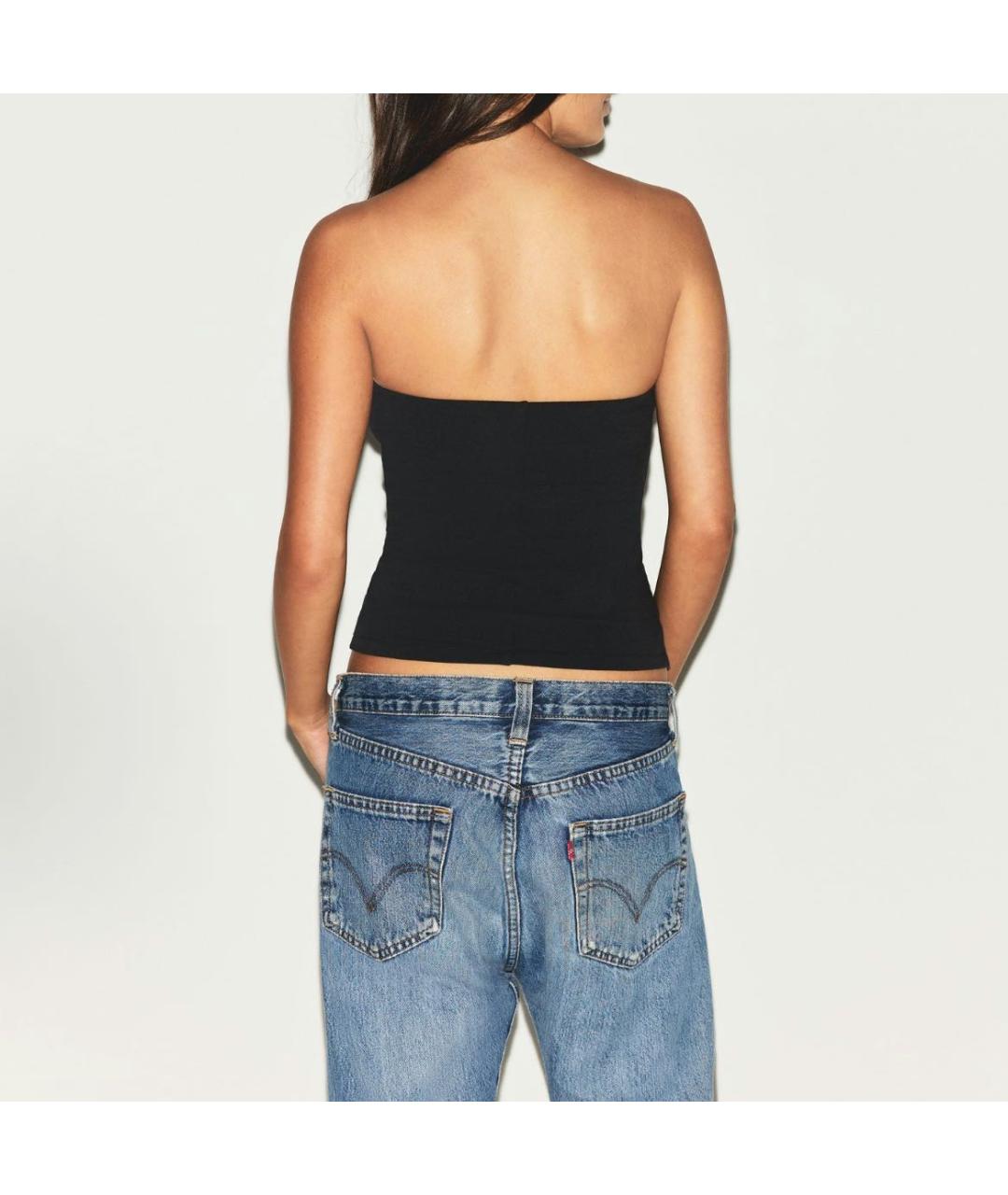 SKIMS Черная майка, фото 3