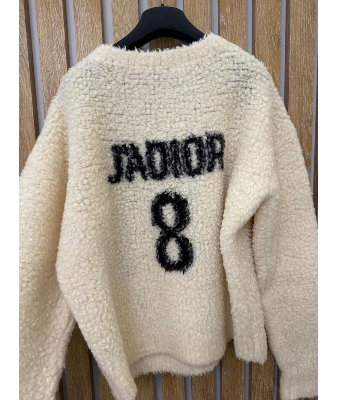 CHRISTIAN DIOR Бежевый джемпер / свитер, фото 5