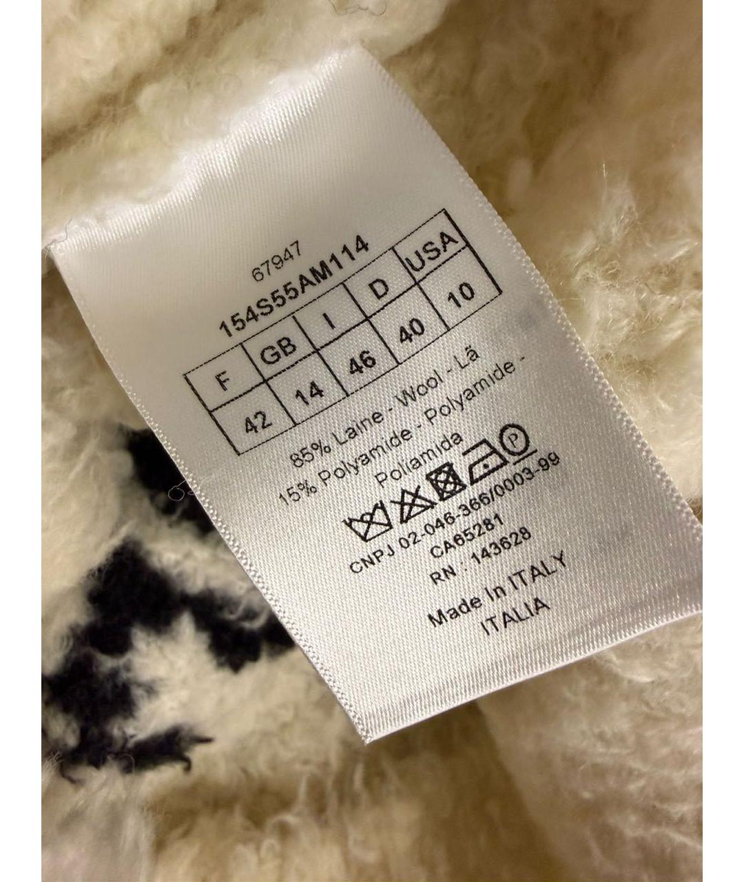 CHRISTIAN DIOR Бежевый джемпер / свитер, фото 8