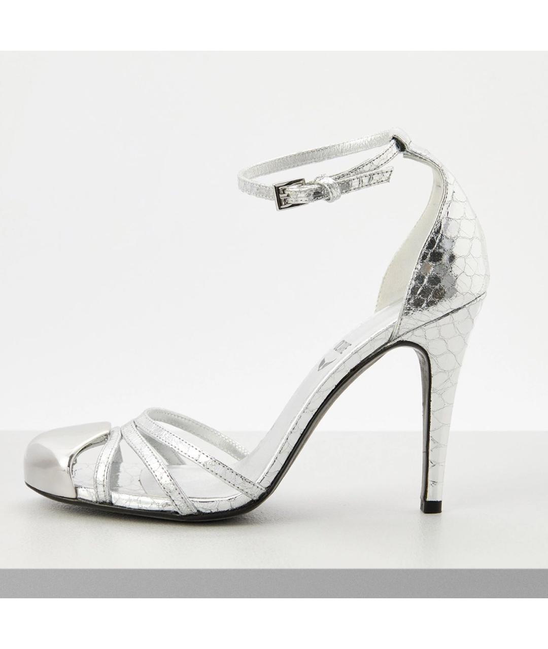 ZADIG & VOLTAIRE Серебряные кожаные туфли, фото 9