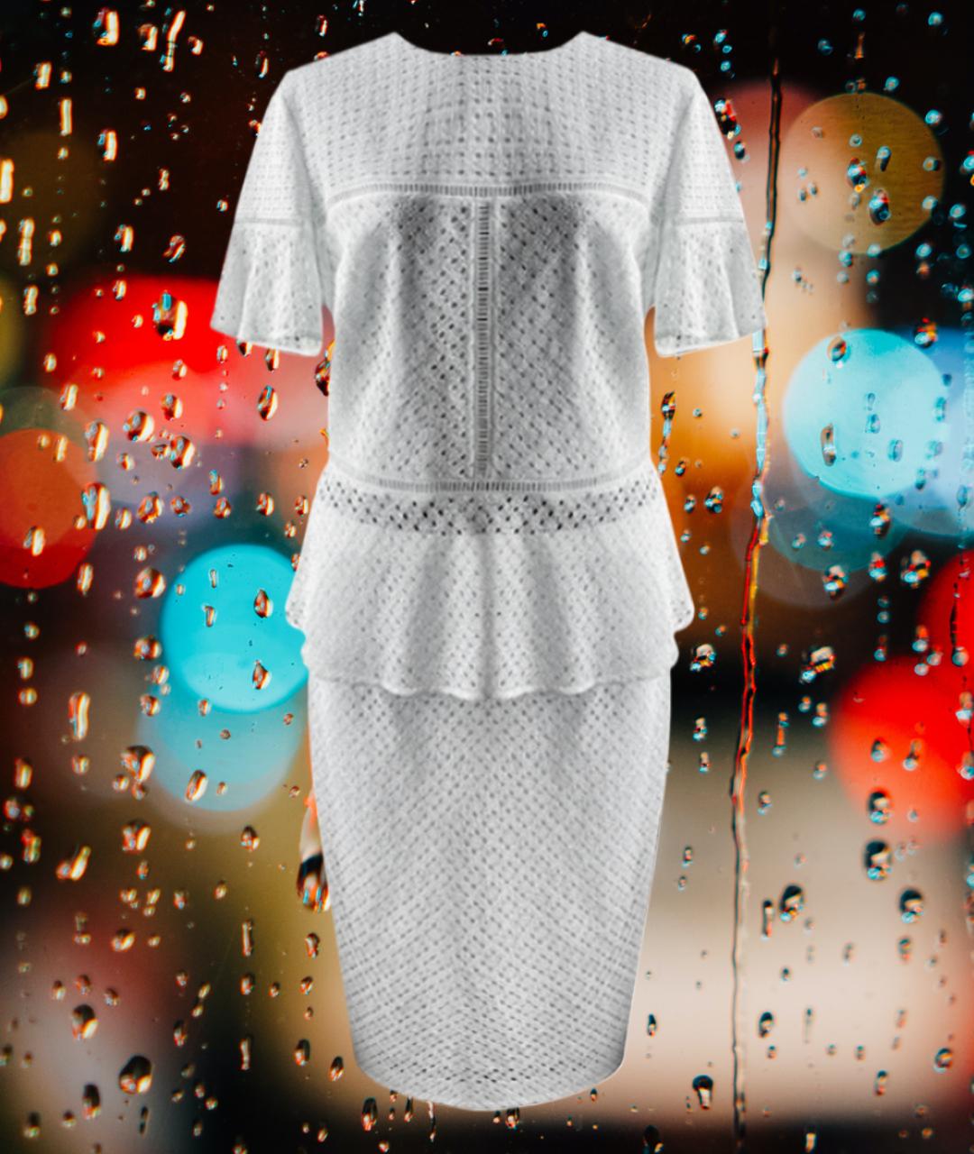 ESCADA Белый шелковый костюм с юбками, фото 7