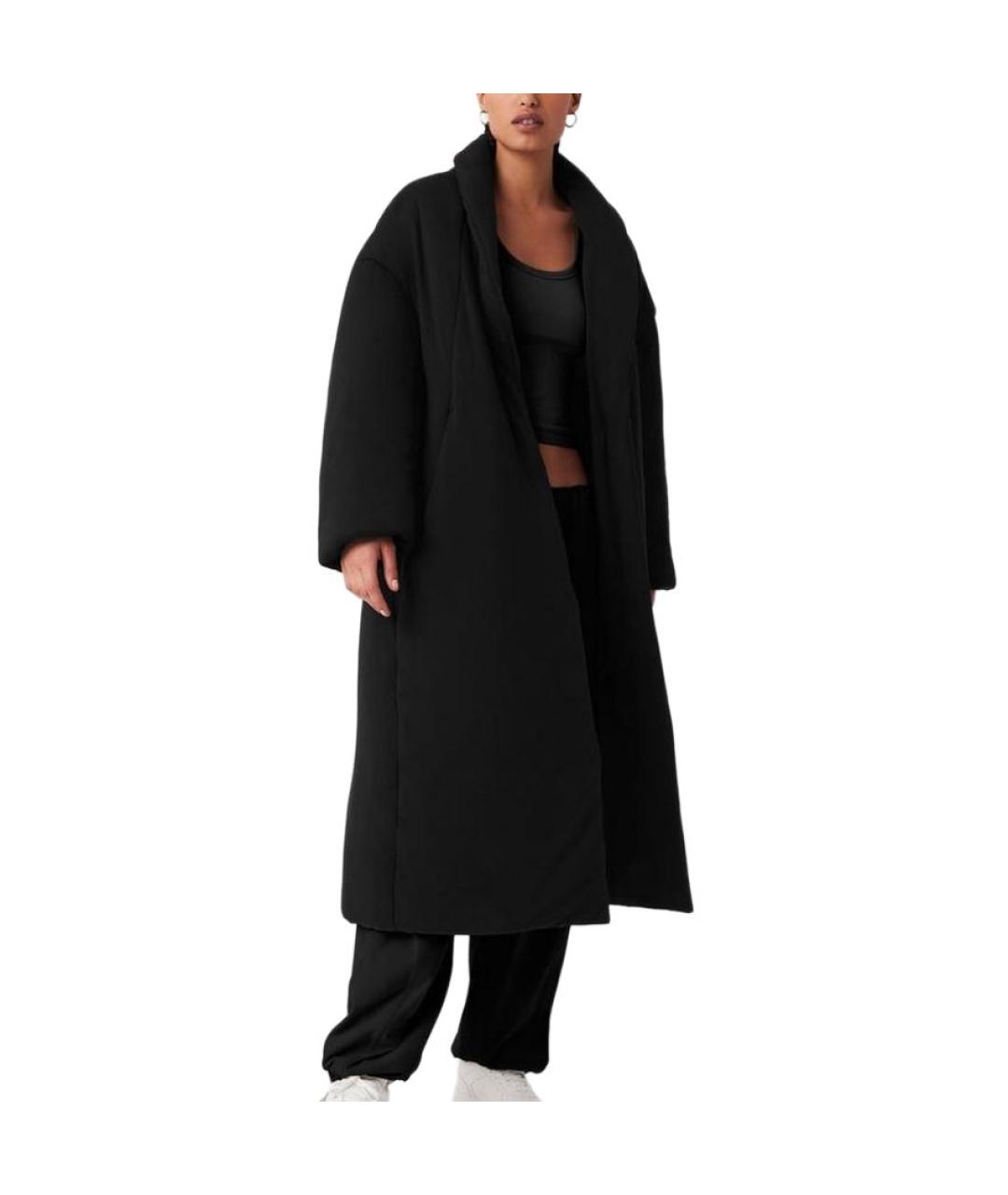 ALO YOGA Черное пальто, фото 4