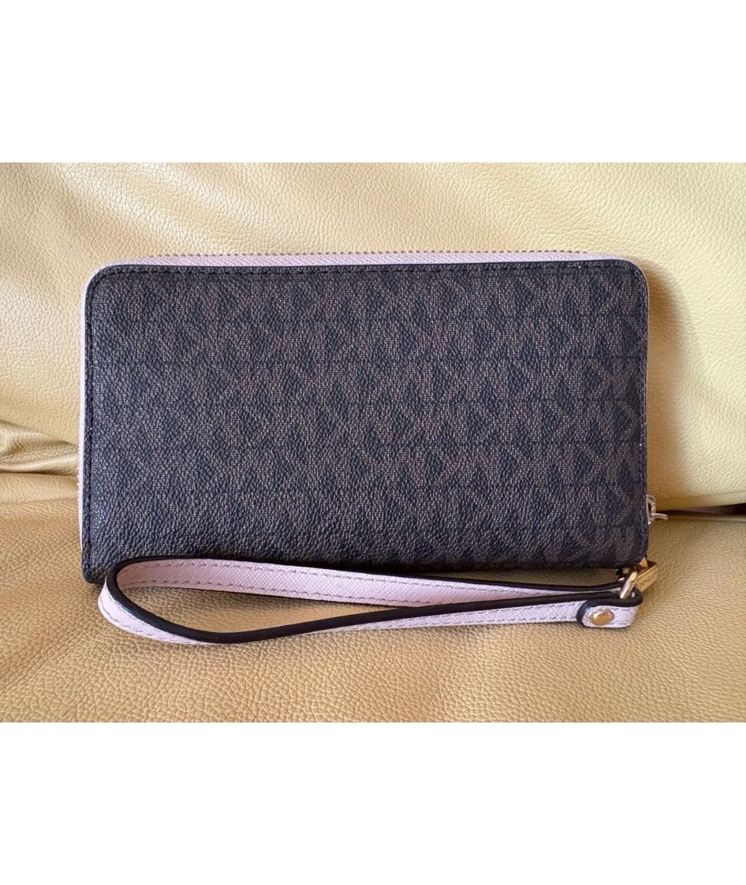 MICHAEL MICHAEL KORS Коричневый кошелек, фото 3