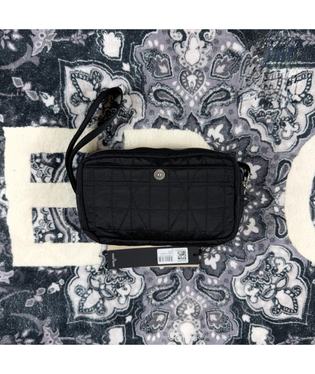 STONE ISLAND Черный кошелек, фото 2