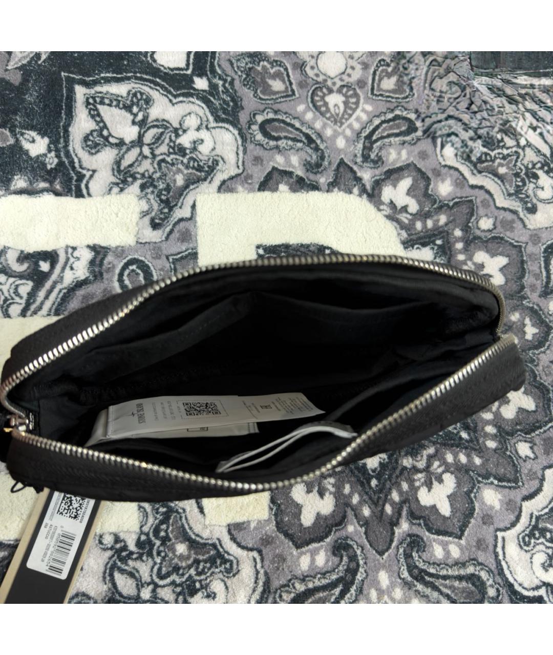 STONE ISLAND Черный кошелек, фото 4