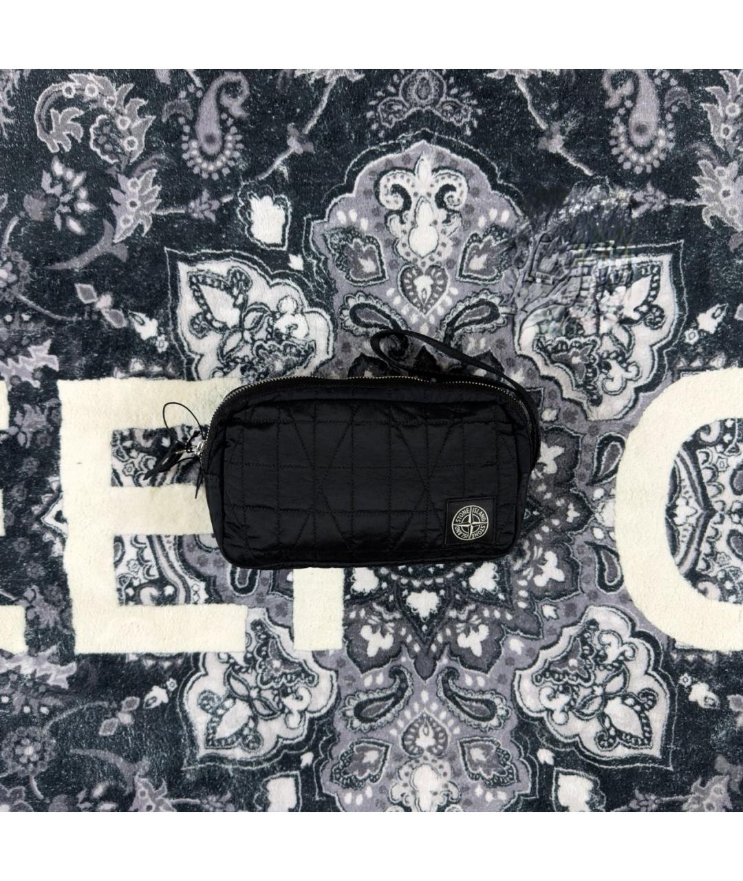 STONE ISLAND Черный кошелек, фото 7