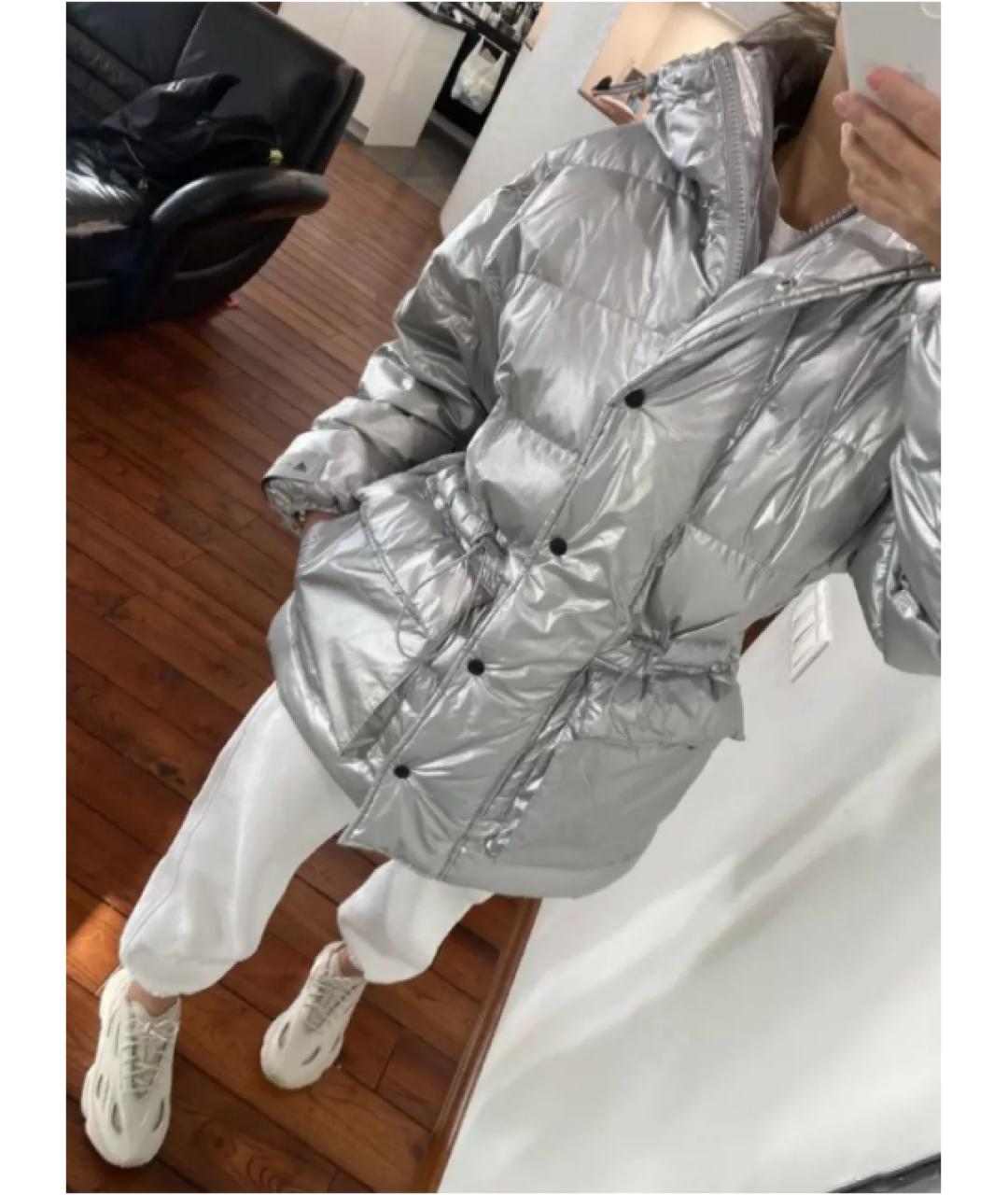ADIDAS BY STELLA MCCARTNEY Серебрянный пуховик, фото 8