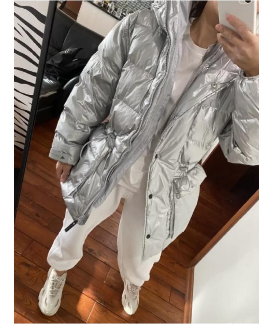 ADIDAS BY STELLA MCCARTNEY Серебрянный пуховик, фото 9