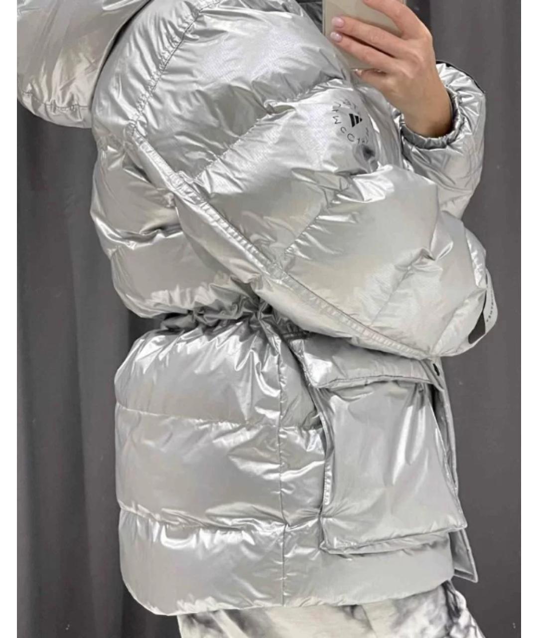 ADIDAS BY STELLA MCCARTNEY Серебрянный пуховик, фото 7