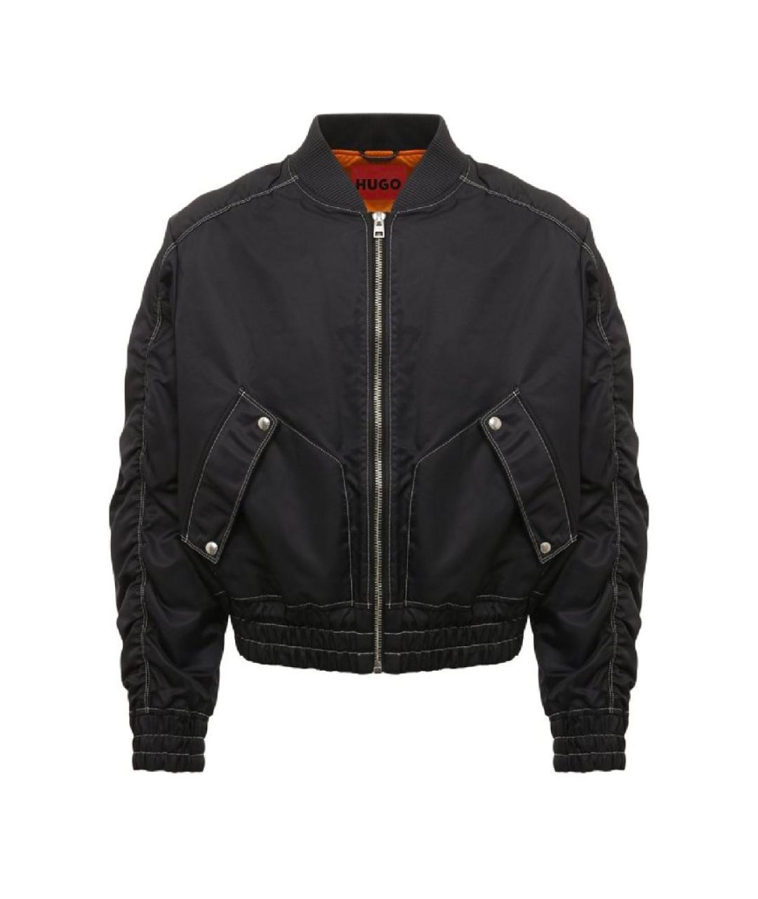HUGO Черная полиэстеровая куртка, фото 1