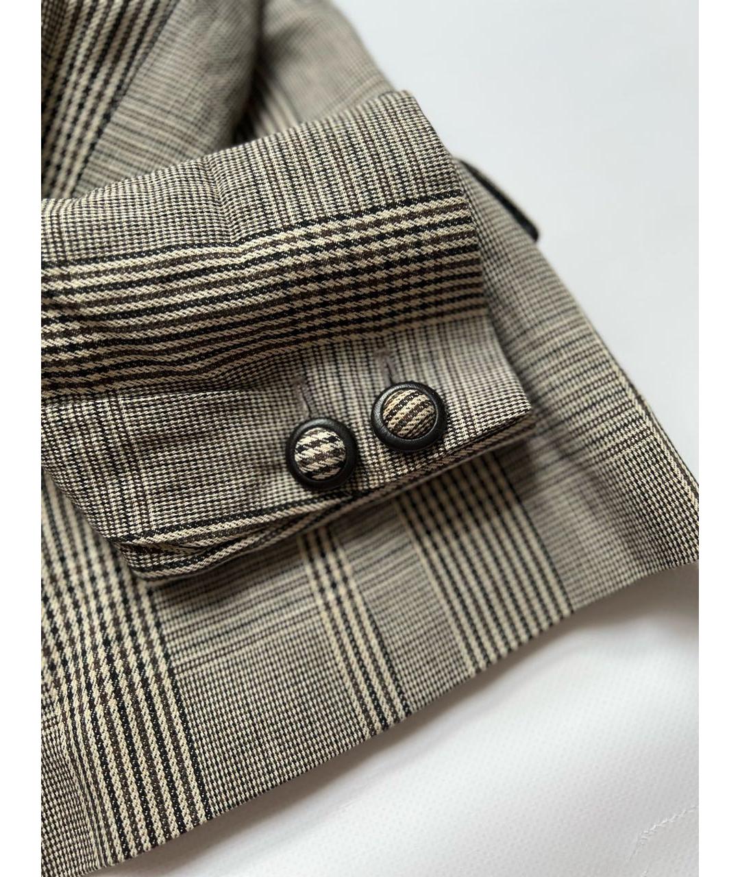 ANTONIO MARRAS Коричневый шерстяной жакет/пиджак, фото 6