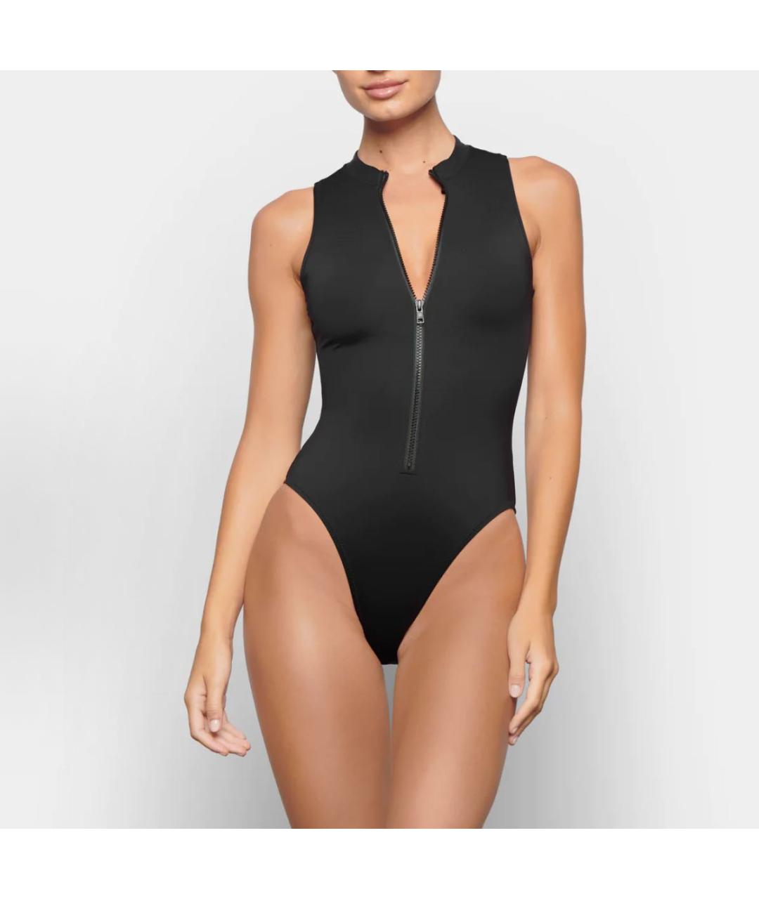 SKIMS Черный синтетический купальник, фото 3