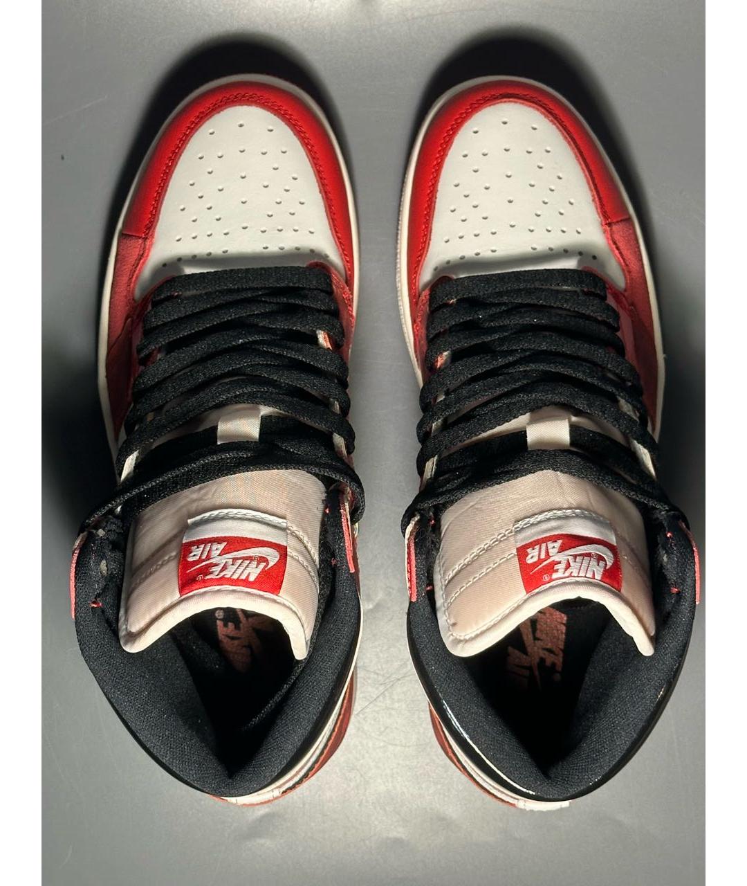 JORDAN Мульти кожаные высокие кроссовки / кеды, фото 3