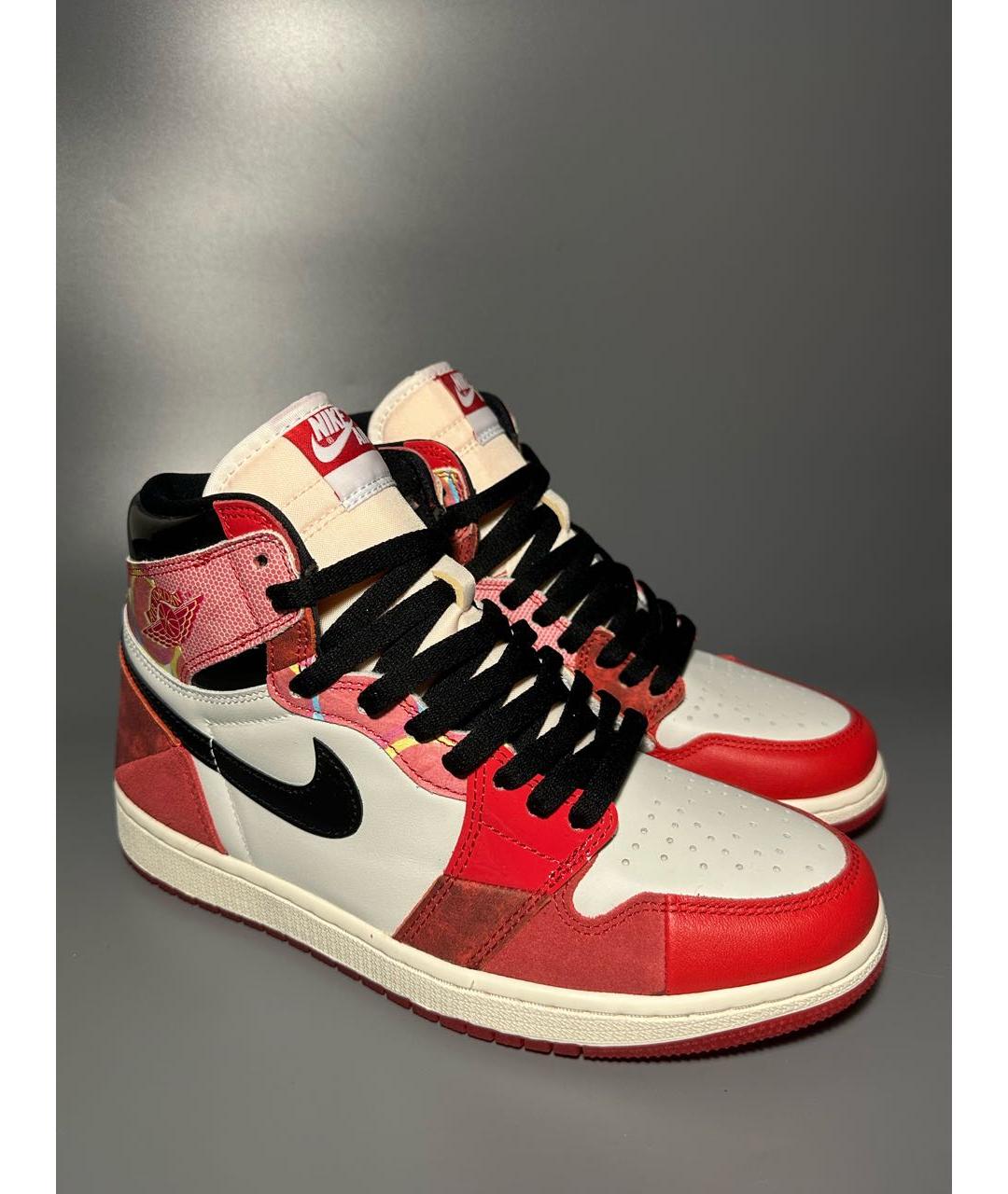 JORDAN Мульти кожаные высокие кроссовки / кеды, фото 6