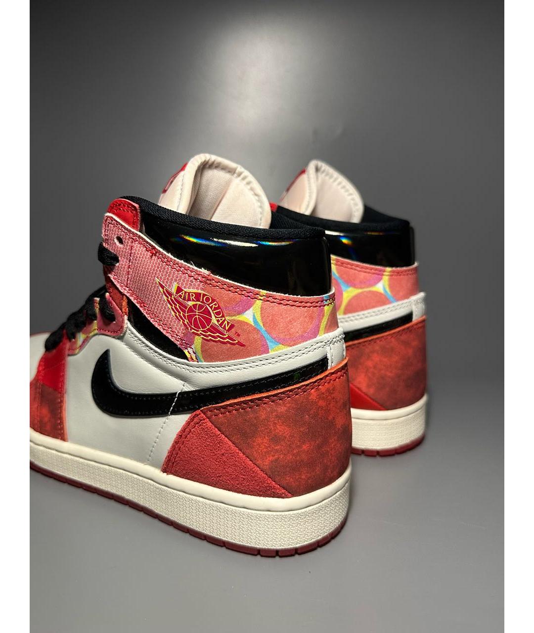 JORDAN Мульти кожаные высокие кроссовки / кеды, фото 8